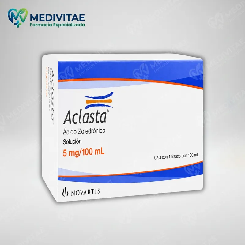 ACLASTA® 5 mg/100 ml (Ácido Zoledrónico) - Solución para Perfusión IV