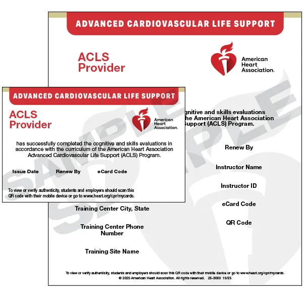 ACLS eCard