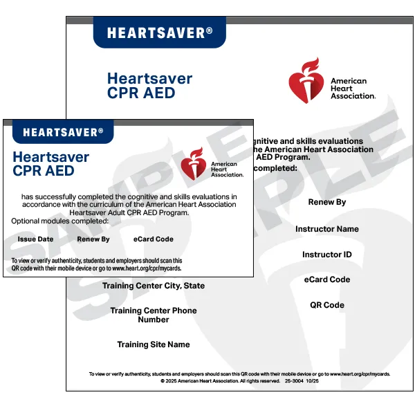 Heartsaver CPR AED