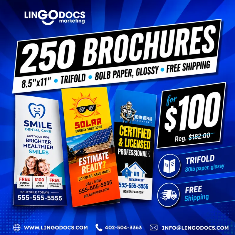 Special - 250 Brochures