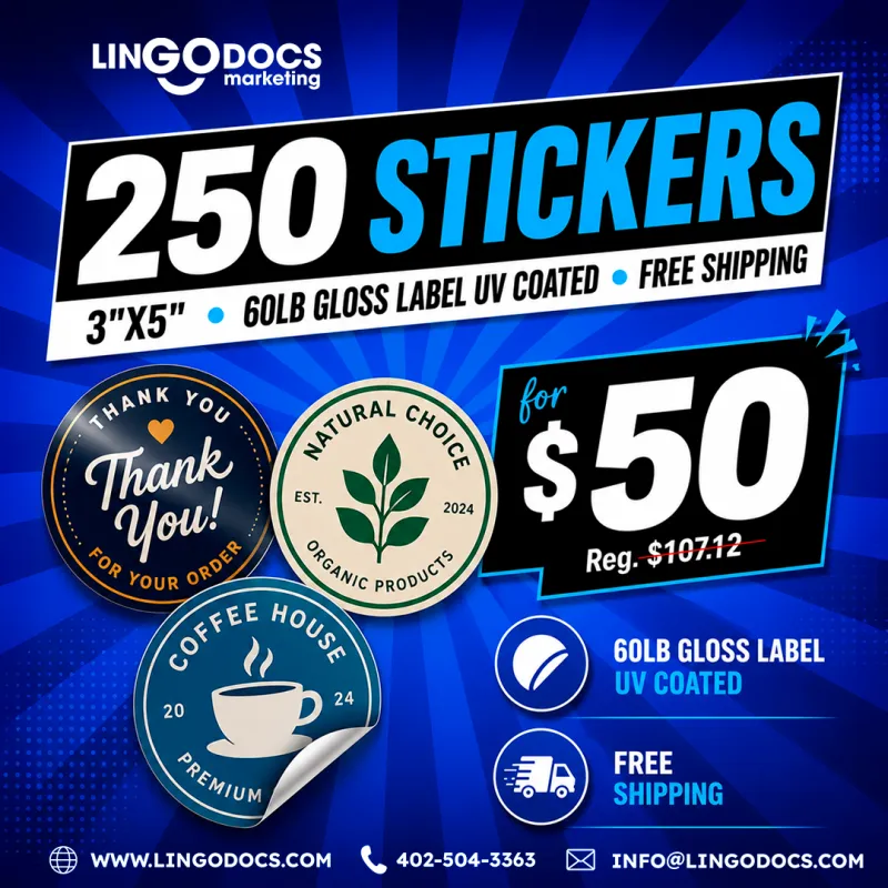 Special - 250 stickers
