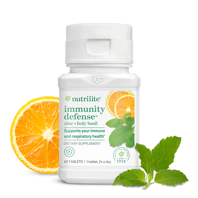 Nutrilite Immunity Defense Zinc + Holy Basil - 60 tablets