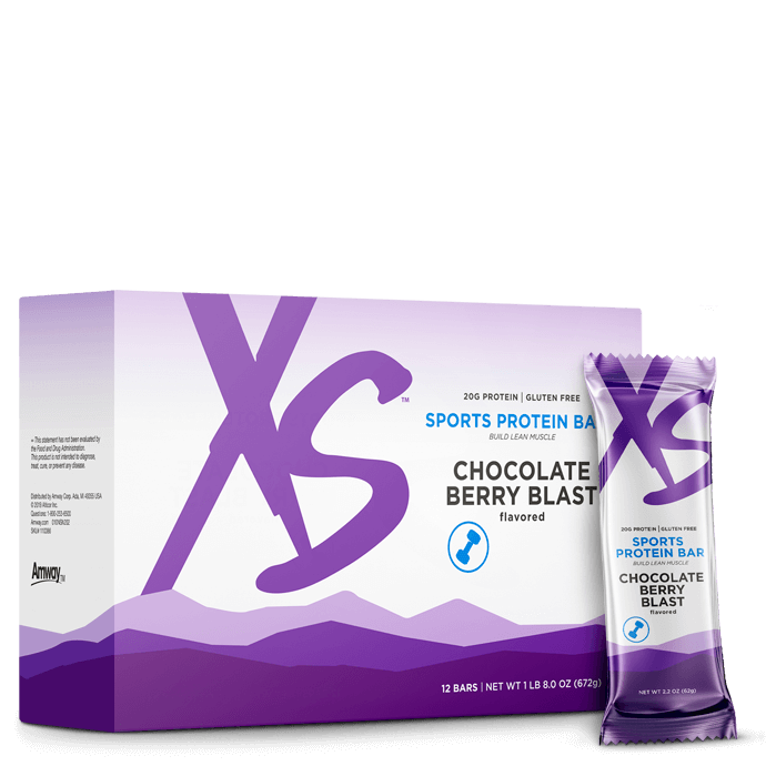 XS Sports Protein Bars Chocolate Berry