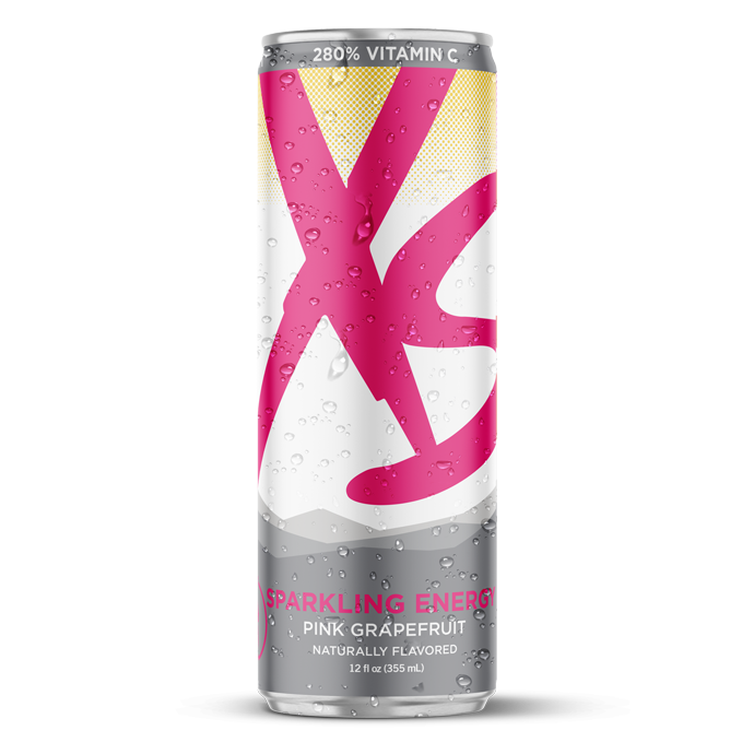 XS Sparkling Juiced Energy 12 oz - Pink Grapefruit