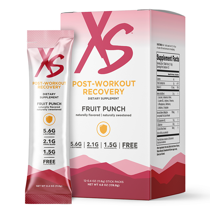 XS Post-Workout Recovery - Fruit Punch (30 Serving Pouch)