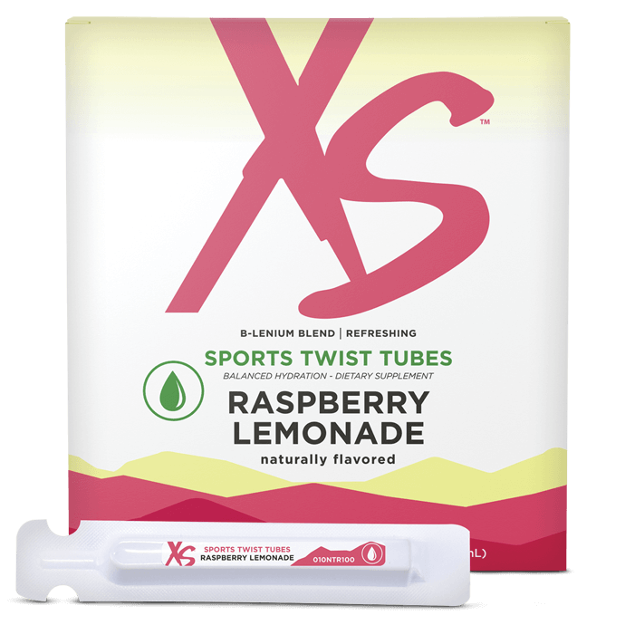 XS Sports Twist Tubes Raspberry Lemonade