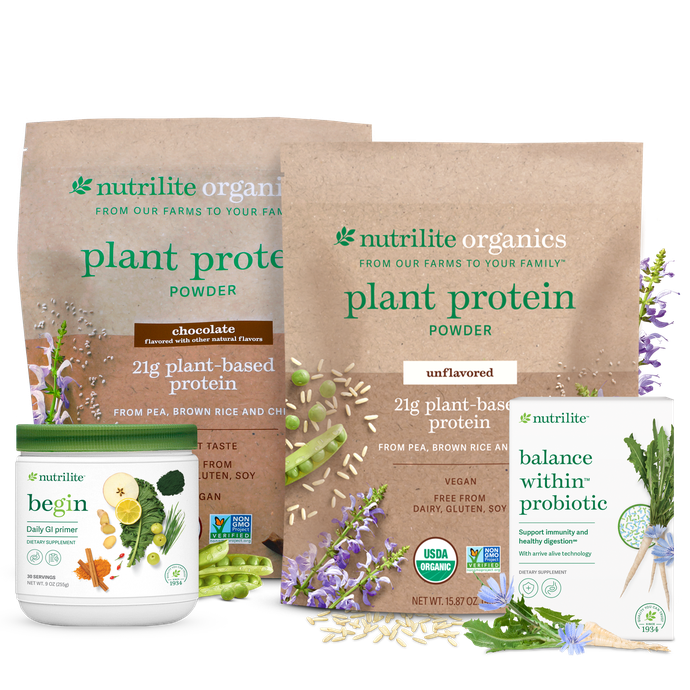 Nutrilite Begin 30 Holistic Wellness Program Solution - Chocolate/Unflavored
