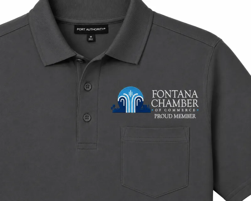 FCOC " Fontana Chamber Proud Member Polo" 