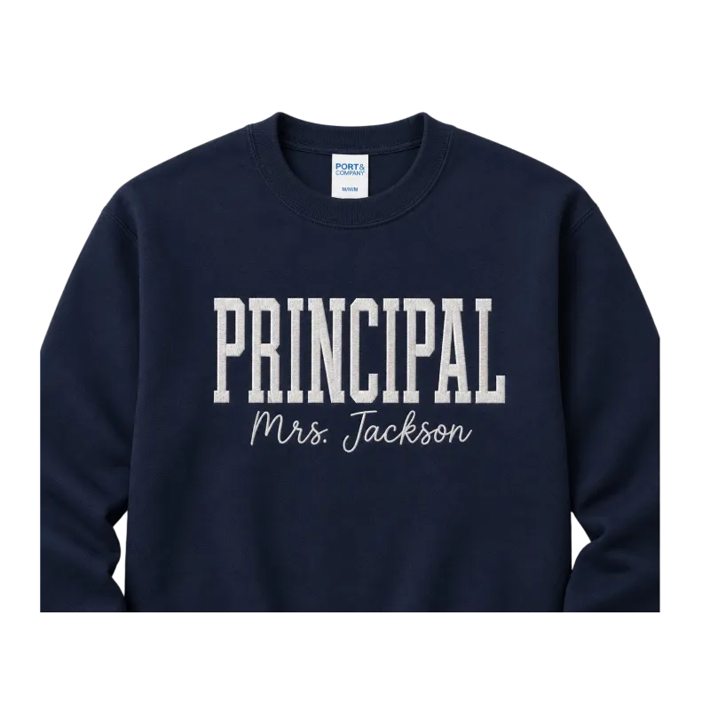 CENT Principal or Teacher Personalized Crewneck