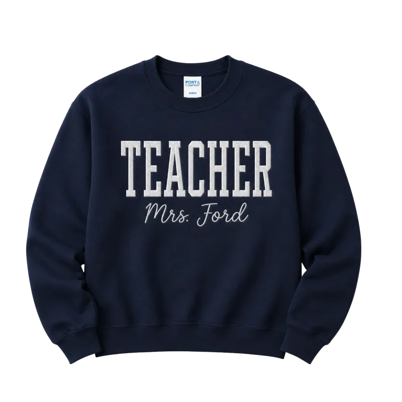 CENT Principal or Teacher Personalized Crewneck