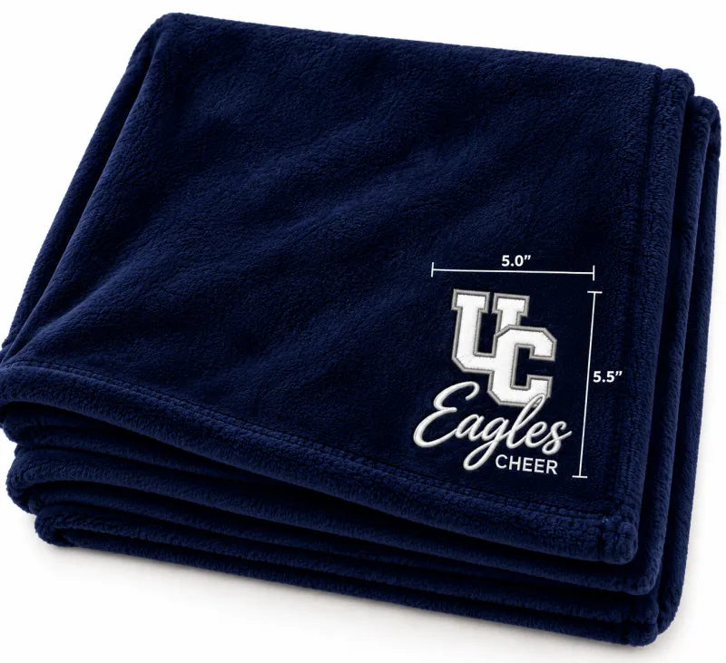 UCA Cozy Eagles Embroidered Blanket UCA 26-27