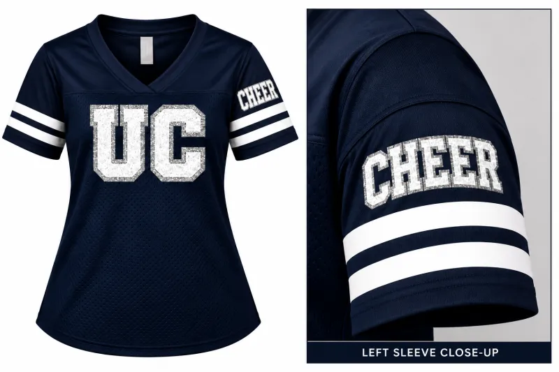 UCA Game Day Glitter Cheer Jersey UCA 26-27