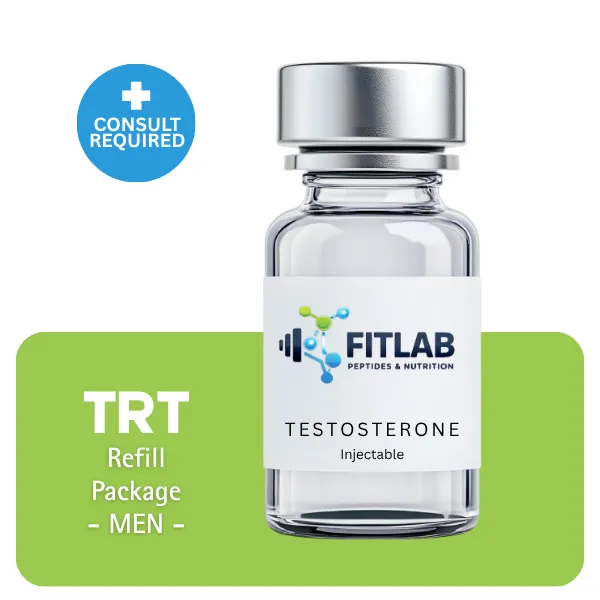 TRT Men's Refill Only Package 60 days (Cypionate 200mg/mL 10mL + Anastrozole 24×1mg)