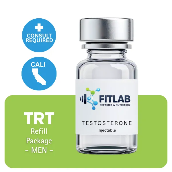 TRT CALI  Men's Refill Package 60 days (Cypionate 200mg/mL 10mL + Anastrozole 24×1mg)