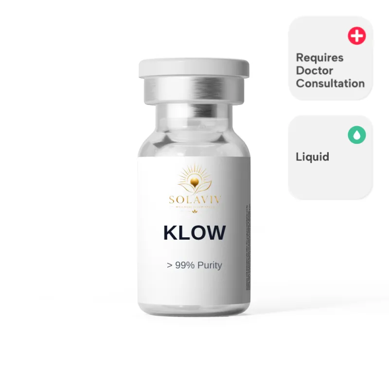 KLOW (BPC-157 / GHK-Cu / KPV / TB-500) 15/50/15/15mg (5mL) (Liquid)