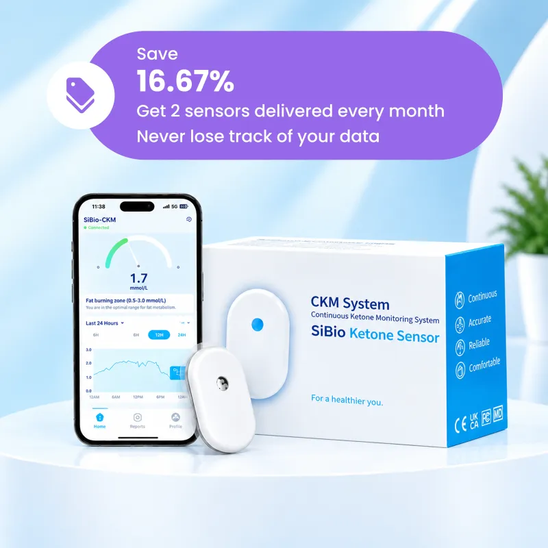 Subscription SiBio KS1 Continuous Ketone Monitoring System (CKM)