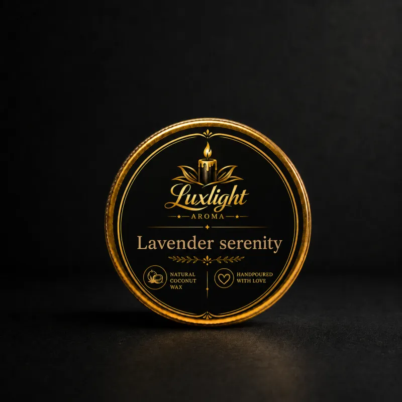 Lavender Serenity Coconut Wax Tin Candle | 2 Oz Mini Candle