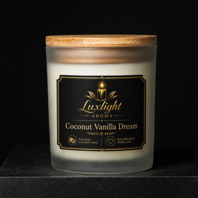 Coconut Vanilla Dream Coconut Wax Candle | 8 Oz Sweet Creamy Candle