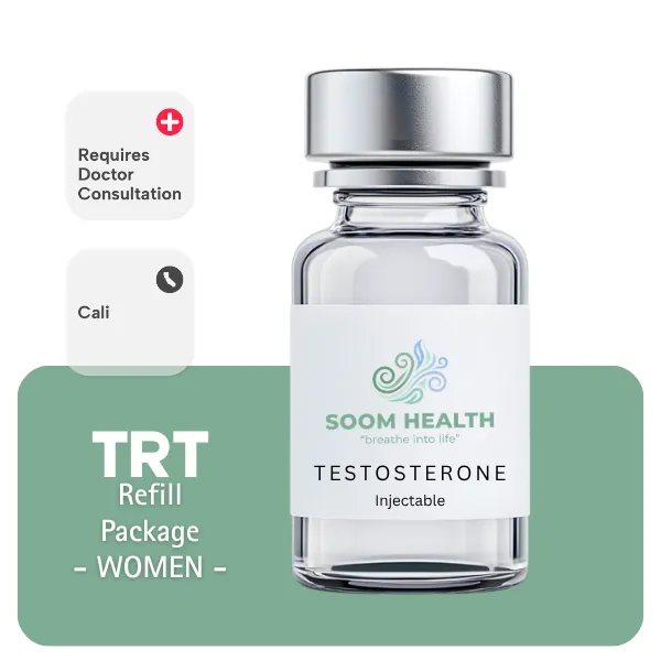 TRT CALI Women's Refill Package (Cypionate 200mg/mL 10mL)