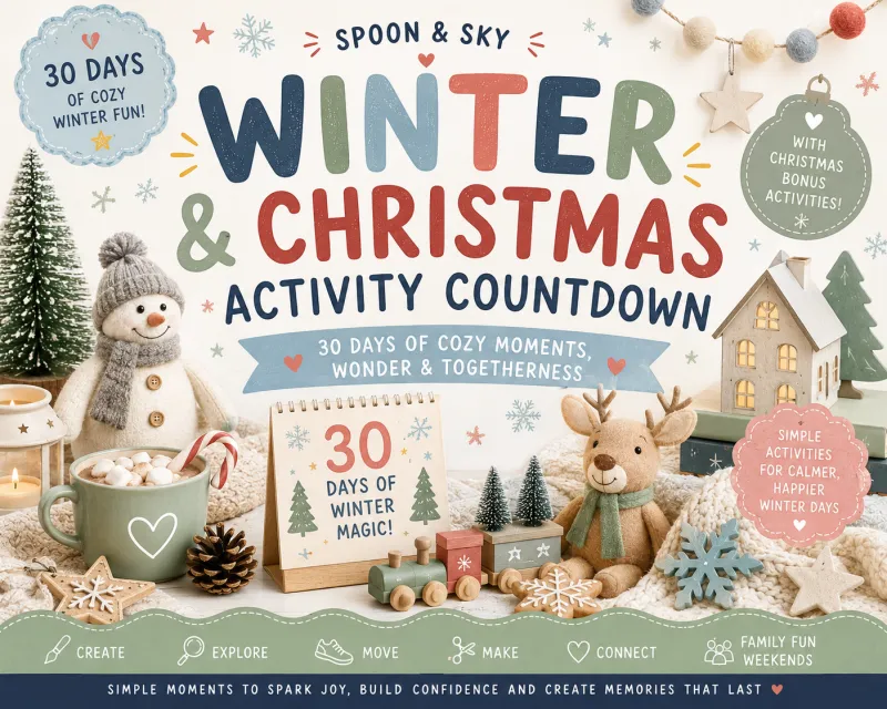 Winter & Christmas Activity Countdown for Kids