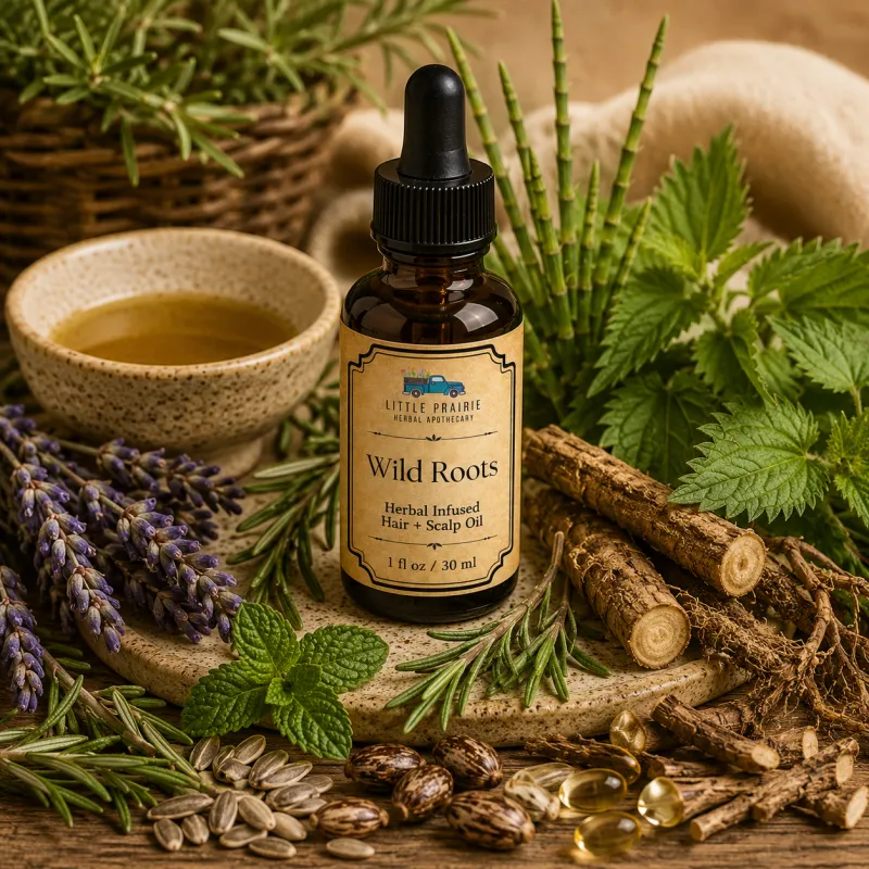 Wild Roots - Herbal Infused Hair + Scalp Oil