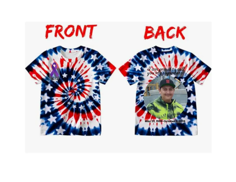 Matthew's Superhero Memorial Shirt