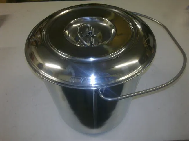 Stainless Steel Buckets with Lid – Medical & General Purpose – 10 & 12 Litre