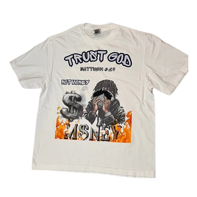 Pre order Trust God not money Tee 