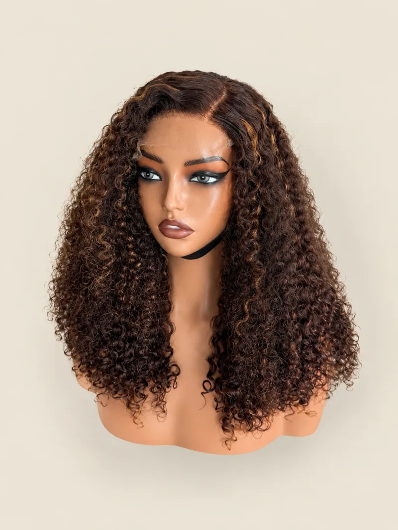 LUSHERA HAIRLINE — Highlighted Curly Luxury Unit