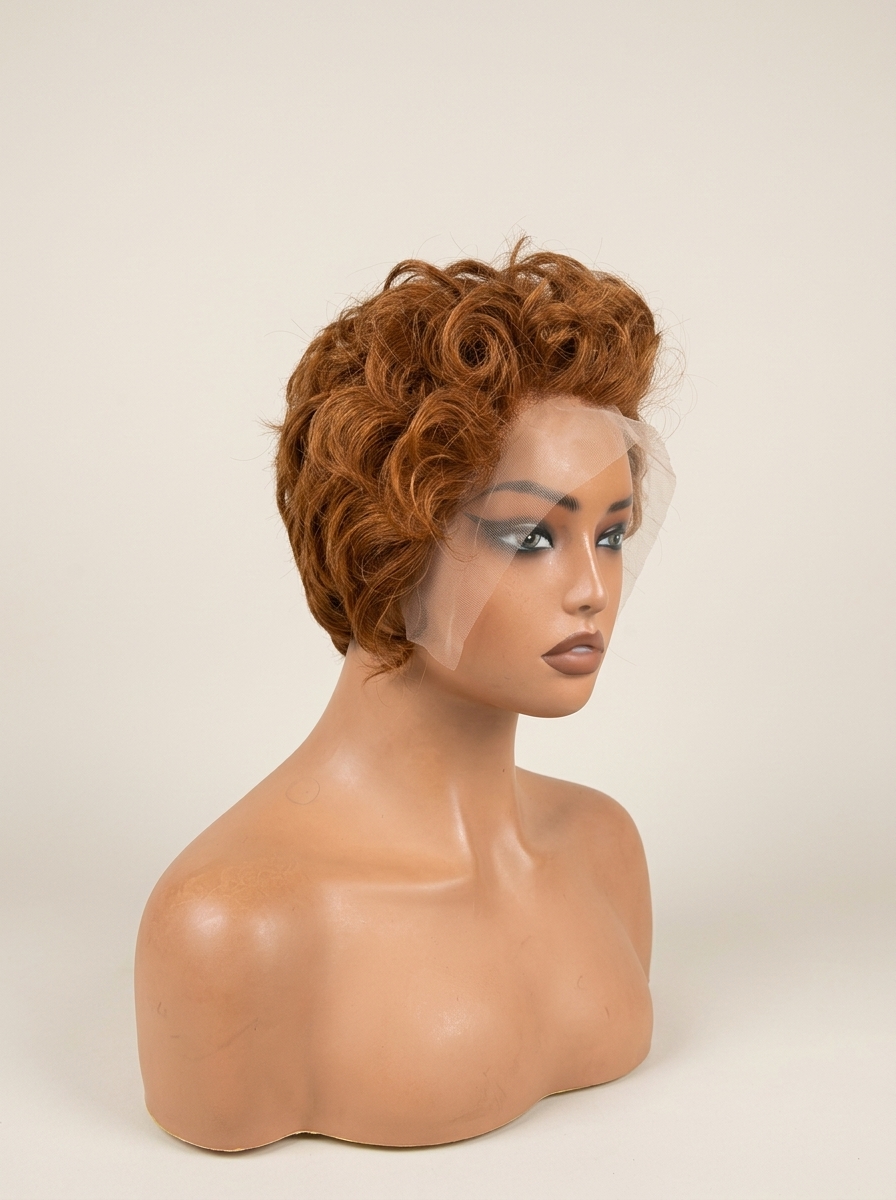 LUSHERA HAIRLINE — Short Curly Pixie Unit