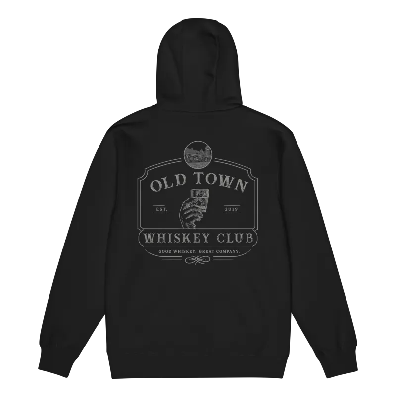 Good Whiskey, Great Company - Premium full zip hoodie