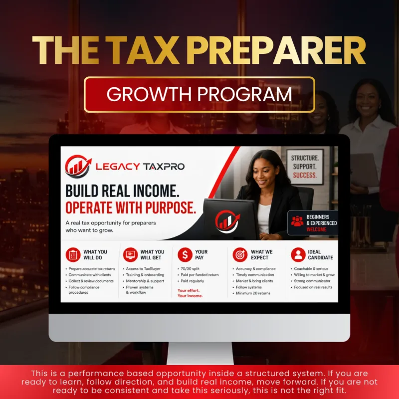 The Tax Preparer Growth Program