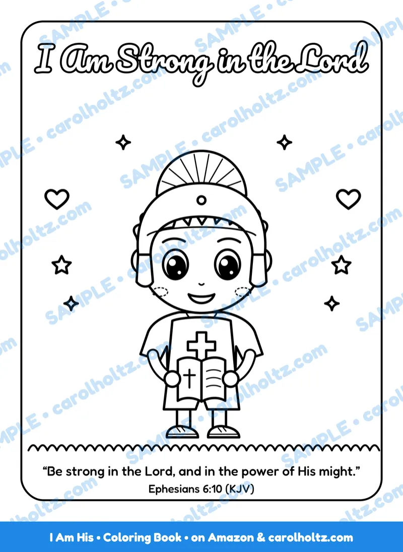 I Am His - Boys Coloring Book