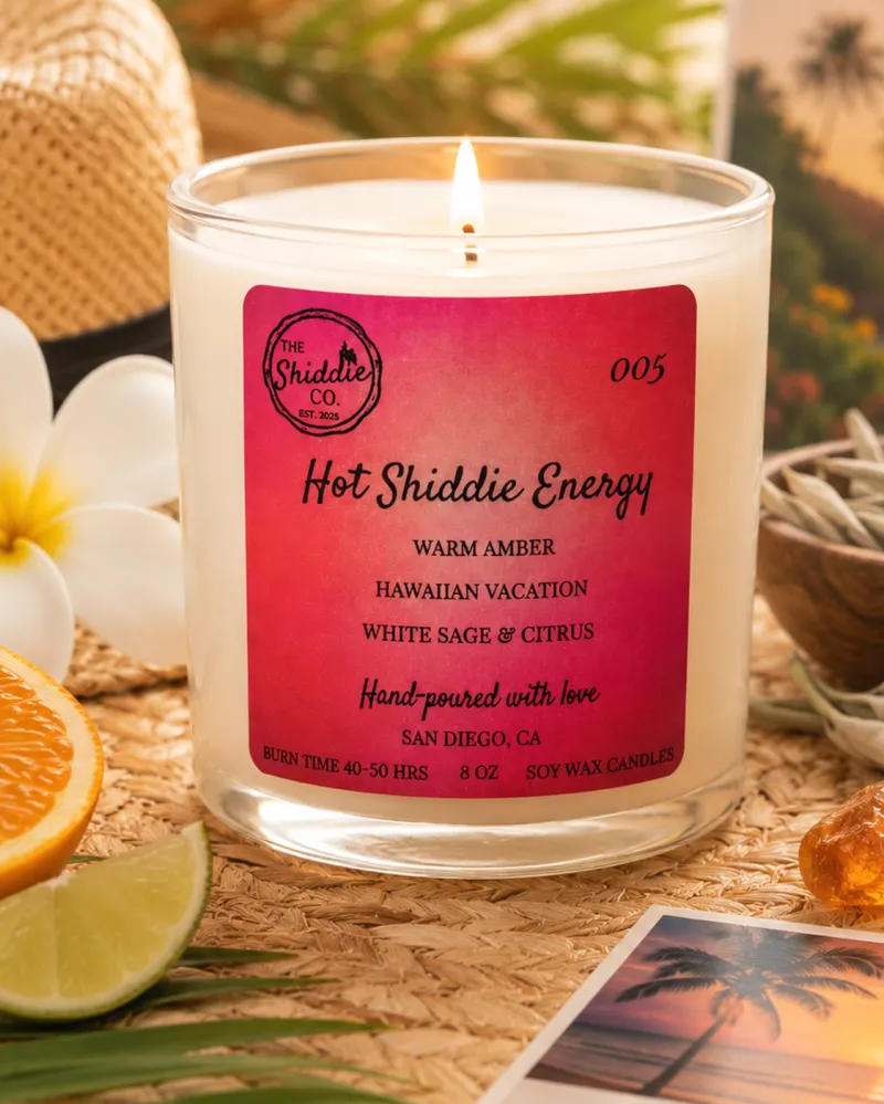 Hot Shiddie Energy 8 oz candle