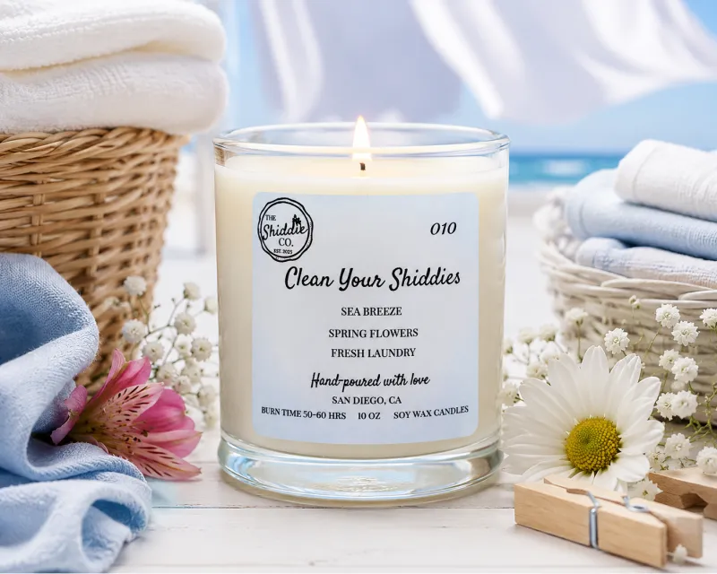 Clean Your Shiddies 10 oz Candle
