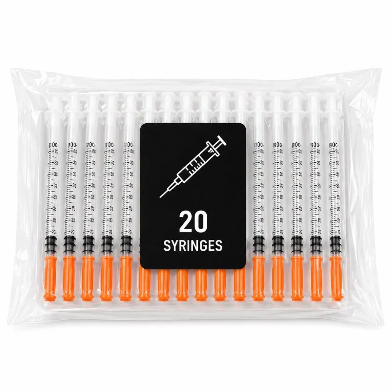 Syringes, 1ml, 20 ct