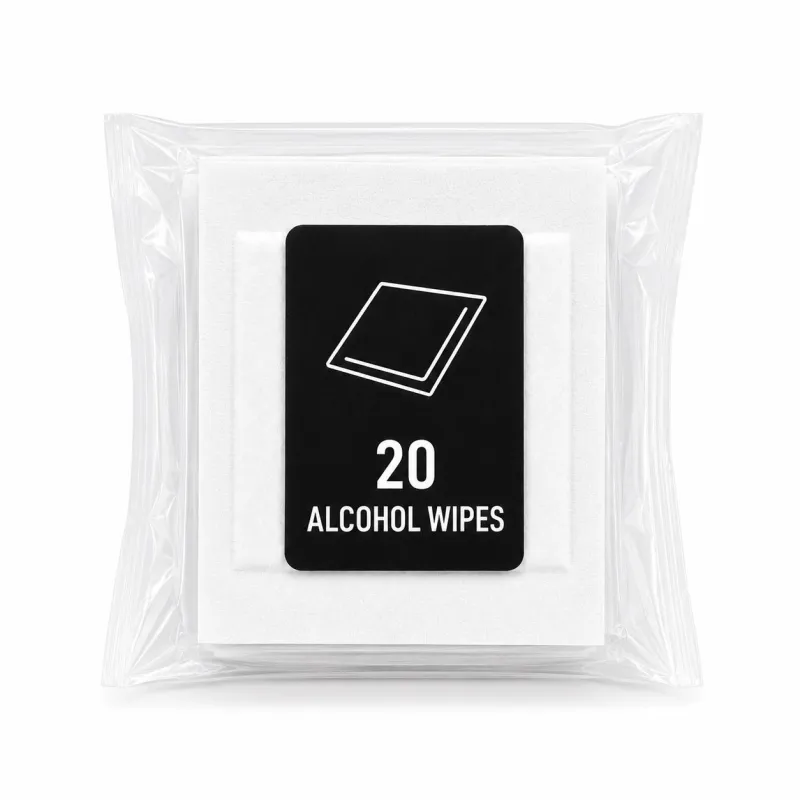 Alcohol Wipes, 20 ct