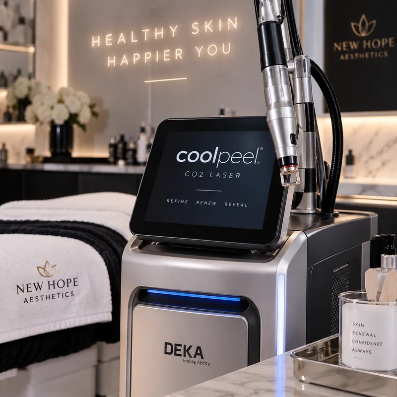 Aesthetics: Coolpeel Co2 Laser: Body Area (Arms, Thighs, Stomach) - Series of 3 