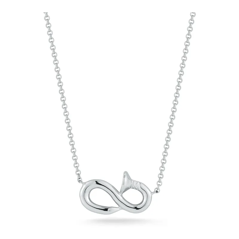 Bent Nail Necklace - 18" + 2" ex