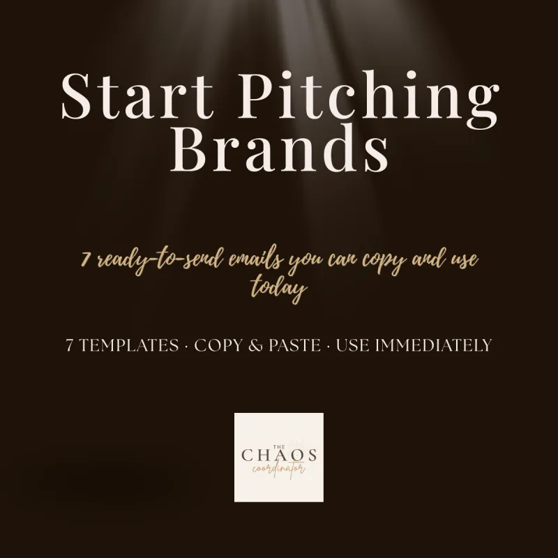 UGC Pitch Email Swipe Pack — Start Landing Brand Deals