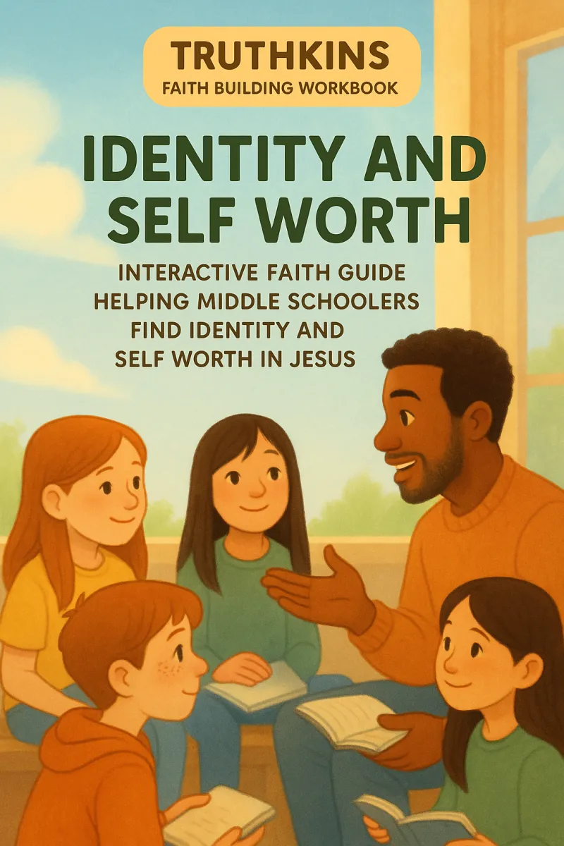 Helping Middle Schoolers Find Identity and Self Worth in Jesus - Truthkins Interactive Faith Guide: 