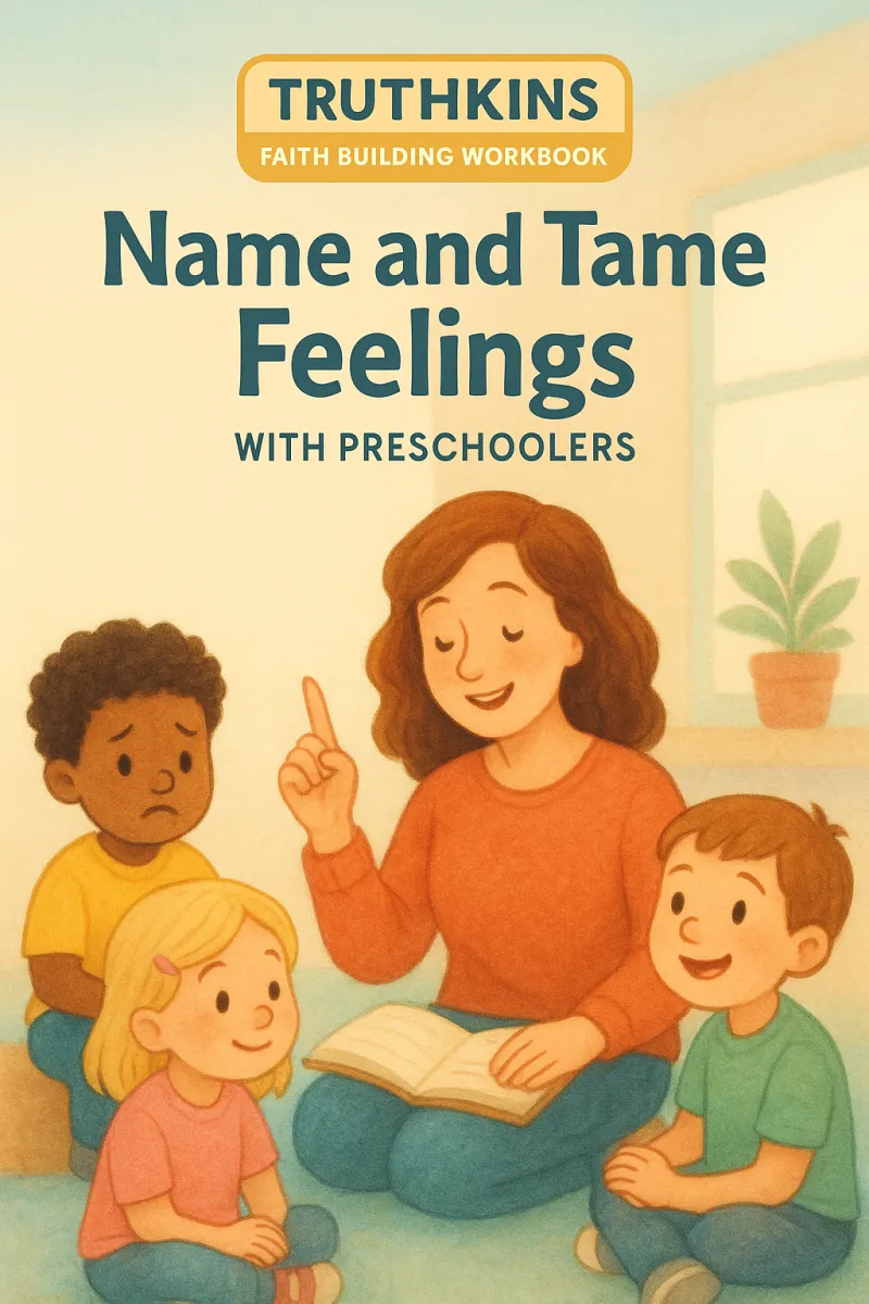 Name and Tame Feelings with Preschoolers - Truthkins Interactive Faith Guide