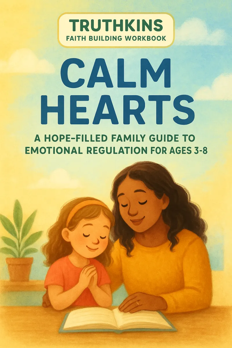 Calm Hearts: A Hope-Filled Family Guide to Emotional Regulation for Ages 3-8 - A Truthkins Interactive Faith Guide
