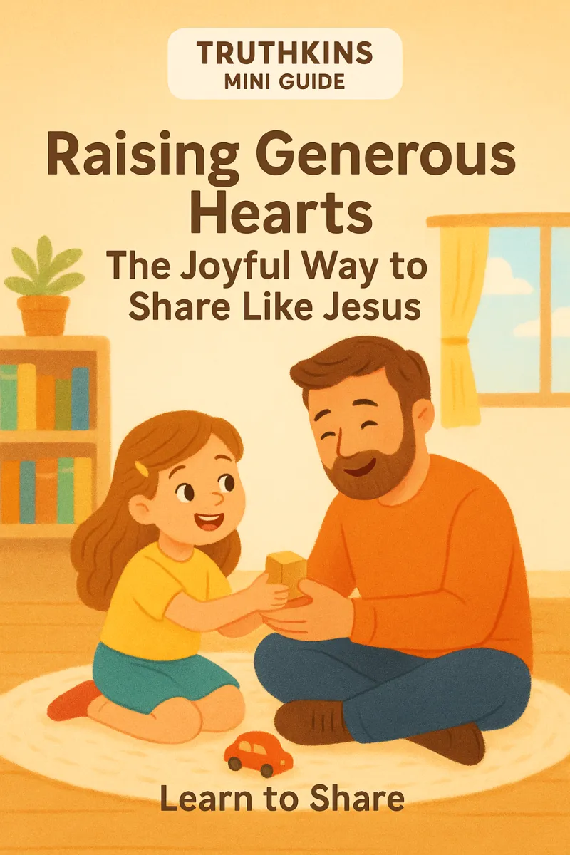 Raising Generous Hearts, The Joyful Way to Share Like Jesus - A Truthkins Mini Guide