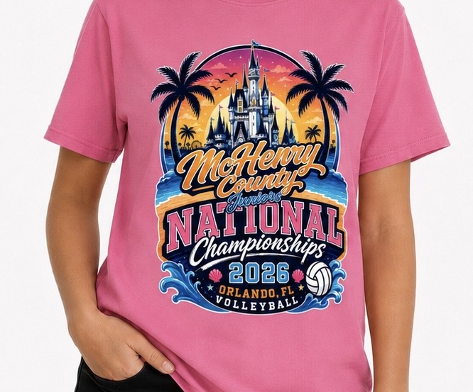 McHenry Juniors National Championships 2026 Orlando Volleyball Tournament T-Shirt