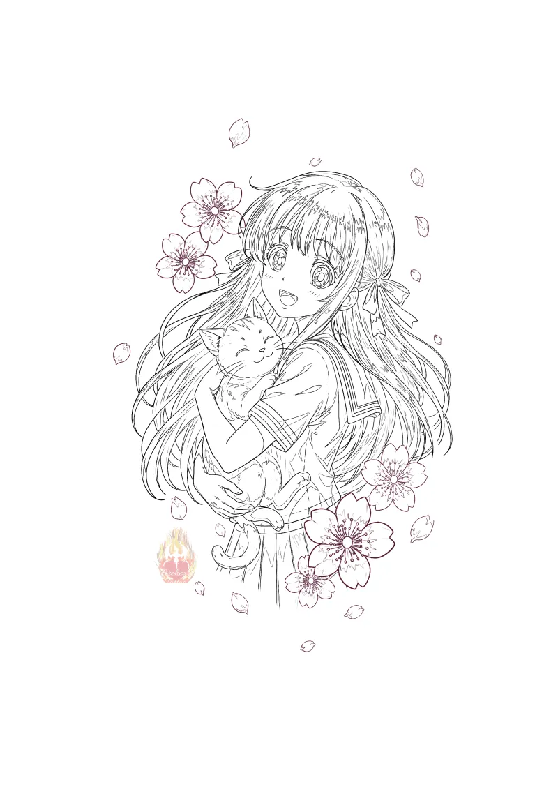 Tohru & Kyo-Available Anime Tattoo Design