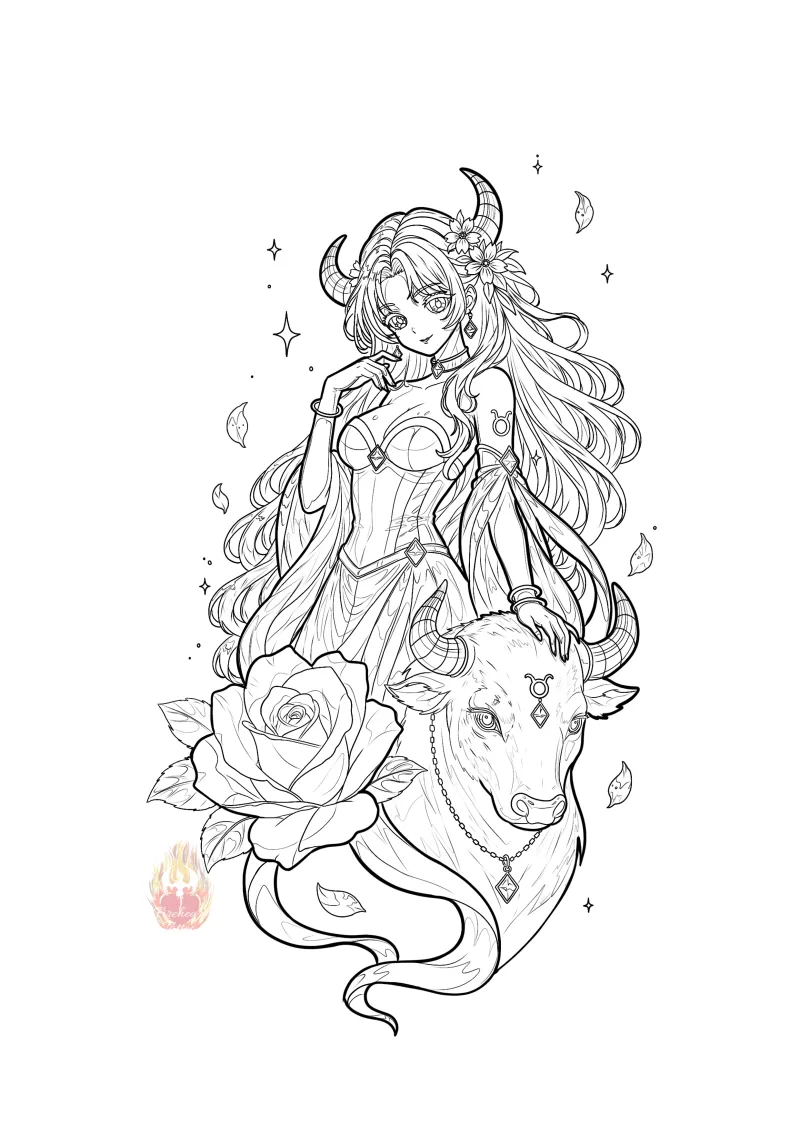 Taurus Guardian-Available Anime Tattoo Design