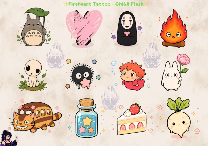 Tiny Ghibi Flash Collection