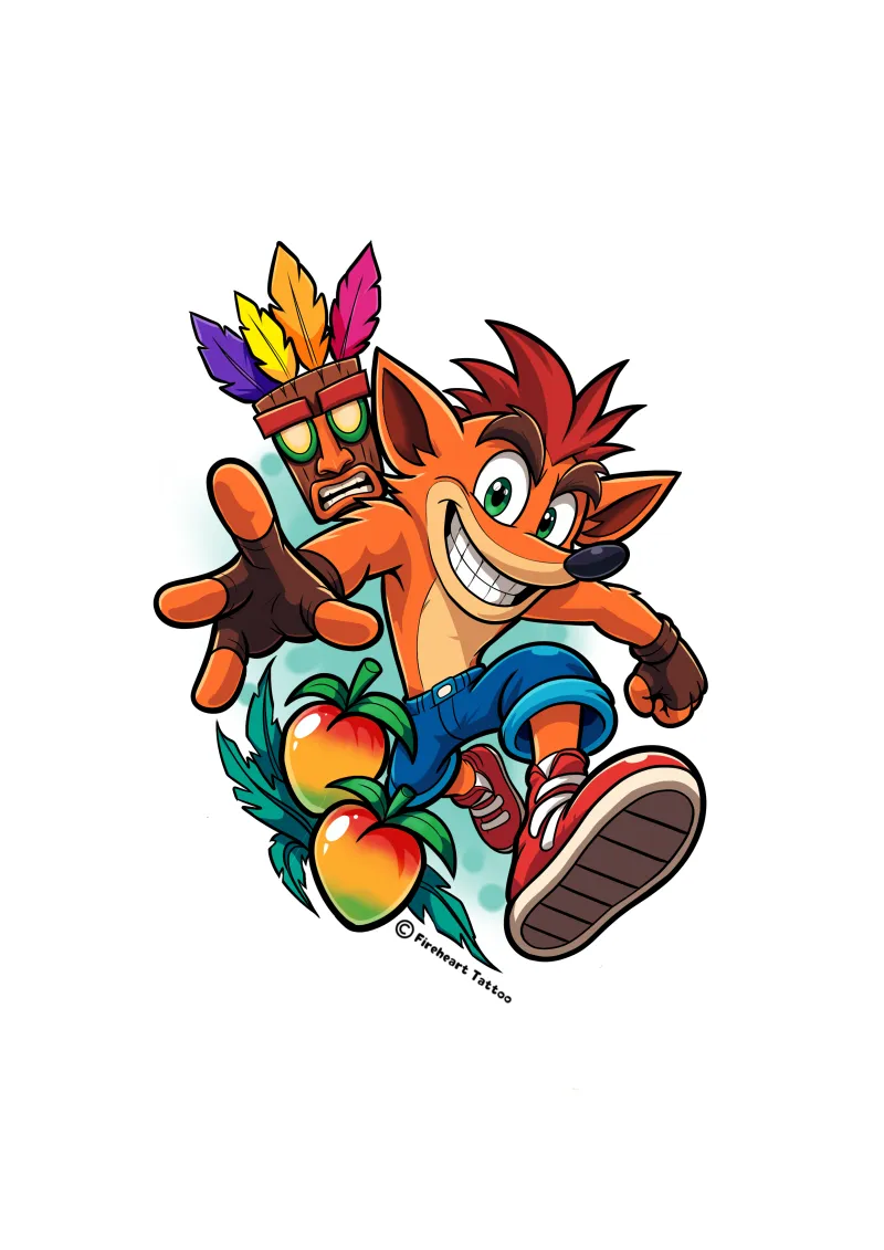 Crash Bandicoot-Available Original Design