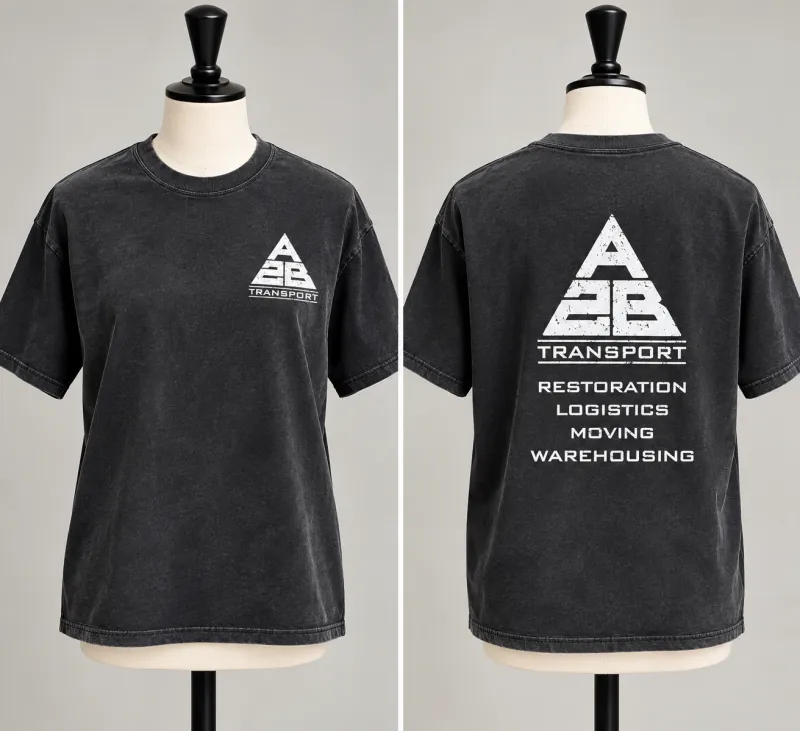 A2B Transport Vintage Wash Unisex Tee